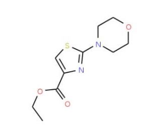 Ethyl 2-morpholin-4-yl-1,3-thiazole-4-carboxylate (CAS 126533-95-7) - chemical structure image