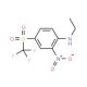 Ethyl-(2-nitro-4-trifluoromethanesulfonyl-phenyl)-amine - chemical structure image
