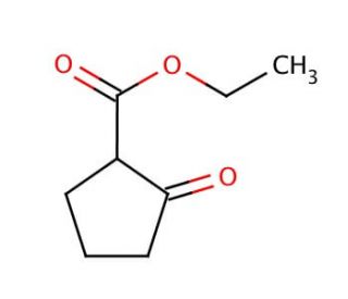 Ethyl 2-oxocyclopentanecarboxylate (CAS 611-10-9) - chemical structure image