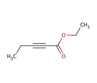 Ethyl 2-pentynoate (CAS 55314-57-3) - chemical structure image