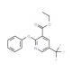 Ethyl 2-phenoxy-5-(trifluoromethyl)nicotinate - chemical structure image