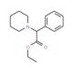 Ethyl 2-phenyl-2-piperidinoacetate (CAS 7550-06-3) - chemical structure image