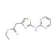 Ethyl [2-(Pyrimidin-2-ylamino)-thiazol-4-yl]-acetate - chemical structure image