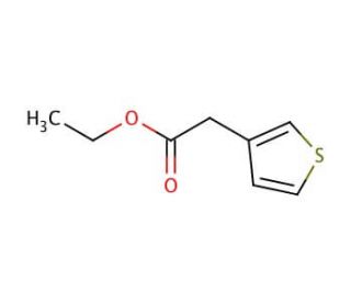 Ethyl 2-thiopheneacetate (CAS 57382-97-5) - chemical structure image