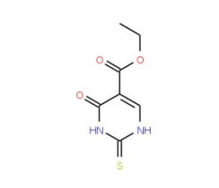 Ethyl 2-thiouracil-5-carboxylate (CAS 38026-46-9) - chemical structure image