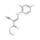 ethyl (2E)-2-cyano-3-[(2,4-difluorophenyl)amino]prop-2-enoate - chemical structure image