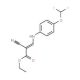 ethyl (2Z)-2-cyano-3-{[4-(difluoromethoxy)phenyl]amino}prop-2-enoate - chemical structure image