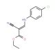 ethyl (2Z)-3-[(4-chlorophenyl)amino]-2-cyanoacrylate (CAS 59746-99-5) - chemical structure image