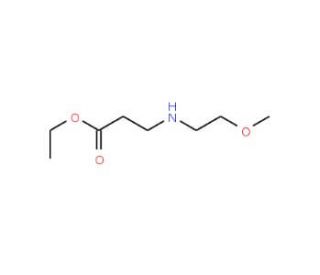 Ethyl 3-[(2-methoxyethyl)amino]propanoate - chemical structure image