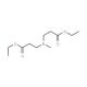 Ethyl 3-[(3-ethoxy-3-oxopropyl)(methyl)amino]-propanoate (CAS 6315-60-2) - chemical structure image