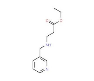 Ethyl 3-[(3-pyridinylmethyl)amino]propanoate - chemical structure image