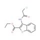 ethyl 3-[(chloroacetyl)amino]-1-benzofuran-2-carboxylate - chemical structure image