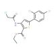 ethyl 3-[(chloroacetyl)amino]-5-(2,4-dichlorophenyl)thiophene-2-carboxylate - chemical structure image