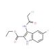 Ethyl 3-[(chloroacetyl)amino]-5-fluoro-1H-indole-2-carboxylate - chemical structure image