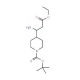 Ethyl 3-(1-Boc-piperidine-4-yl)-beta-DL-alaninate (CAS 886362-37-4) - chemical structure image
