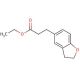 Ethyl 3-(2,3-Dihydrobenzofuran-5-yl)propanoate (CAS 196597-66-7) - chemical structure image