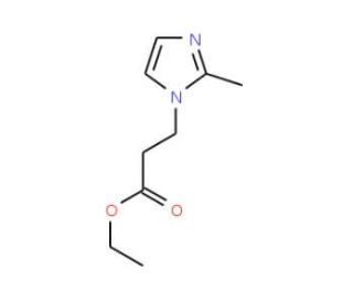 Ethyl 3-(2-methyl-1H-imidazol-1-yl)propanoate (CAS 18999-48-9) - chemical structure image