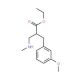Ethyl 3-(3-methoxy-phenyl)-2-methylaminomethyl-propionate - chemical structure image