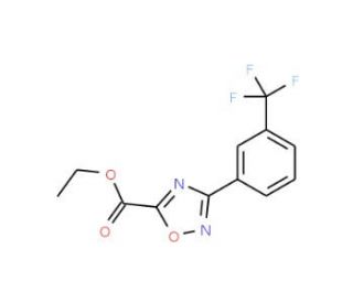 ethyl 3-[3-(trifluoromethyl)phenyl]-1,2,4-oxadiazole-5-carboxylate - chemical structure image