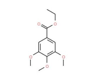 Ethyl 3,4,5-trimethoxybenzoate (CAS 6178-44-5) - chemical structure image