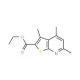 ethyl 3,4,6-trimethylthieno[2,3-b]pyridine-2-carboxylate - chemical structure image