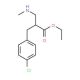Ethyl 3-(4-Chloro-phenyl)-2-methylaminomethyl-propionate (CAS 886364-67-6) - chemical structure image