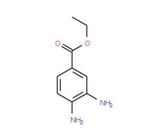 Ethyl 3,4-diaminobenzoate (CAS 37466-90-3) - chemical structure image