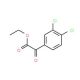 Ethyl 3,4-dichlorobenzoylformate (CAS 34966-52-4) - chemical structure image