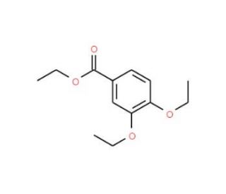 Ethyl 3,4-diethoxybenzoate (CAS 75332-44-4) - chemical structure image