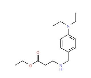 Ethyl 3-{[4-(diethylamino)benzyl]amino}propanoate - chemical structure image