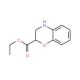 Ethyl 3,4-dihydro-2H-1,4-benzoxazine-2-carboxylate (CAS 22244-22-0) - chemical structure image