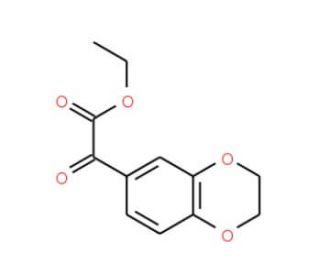 Ethyl-3,4-ethylenedioxybenzoylformate (CAS 131030-47-2) - chemical structure image
