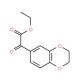 Ethyl-3,4-ethylenedioxybenzoylformate (CAS 131030-47-2) - chemical structure image
