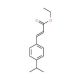 Ethyl 3-(4-isopropylphenyl)acrylate (CAS 32580-69-1) - chemical structure image