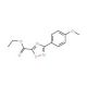 ethyl 3-(4-methoxyphenyl)-1,2,4-oxadiazole-5-carboxylate - chemical structure image