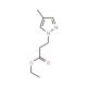 Ethyl 3-(4-methyl-1H-pyrazol-1-yl)propanoate - chemical structure image