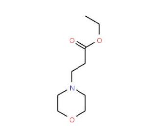 Ethyl 3-(4-morpholinyl)propionate (CAS 20120-24-5) - chemical structure image