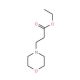Ethyl 3-(4-morpholinyl)propionate (CAS 20120-24-5) - chemical structure image