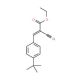 Ethyl 3-[4-(tert-butyl)phenyl]-2-cyanoacrylate - chemical structure image