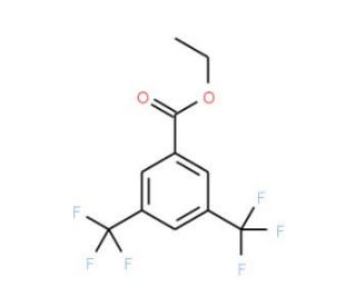 Ethyl 3,5-bis(trifluoromethyl)benzoate (CAS 96617-71-9) - chemical structure image