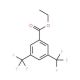 Ethyl 3,5-bis(trifluoromethyl)benzoate (CAS 96617-71-9) - chemical structure image