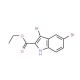 Ethyl 3,5-dibromo-1H-indole-2-carboxylate (CAS 77185-78-5) - chemical structure image