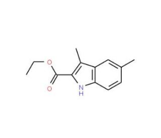 Ethyl 3,5-dimethyl-1H-indole-2-carboxylate - chemical structure image