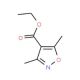 Ethyl 3,5-dimethylisoxazole-4-carboxylate (CAS 17147-42-1) - chemical structure image