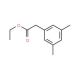 Ethyl 3,5-dimethylphenylacetate (CAS 105337-18-6) - chemical structure image