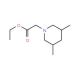 Ethyl (3,5-dimethylpiperidin-1-yl)acetate - chemical structure image