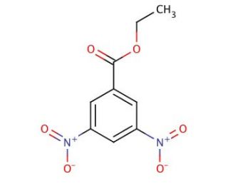 Ethyl 3,5-dinitrobenzoate (CAS 618-71-3) - chemical structure image