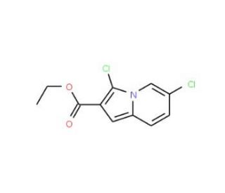 Ethyl 3,6-dichloroimidazo[1,2-a]pyridine-2-carboxylate (CAS 478040-91-4) - chemical structure image