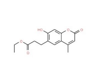 ethyl 3-(7-hydroxy-4-methyl-2-oxo-2H-chromen-6-yl)propanoate - chemical structure image