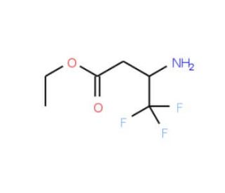 Ethyl 3-amino-4,4,4-trifluorobutyrate (CAS 170804-18-9) - chemical structure image